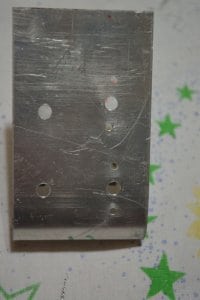 Nutplate Rivet Holes Drilled small