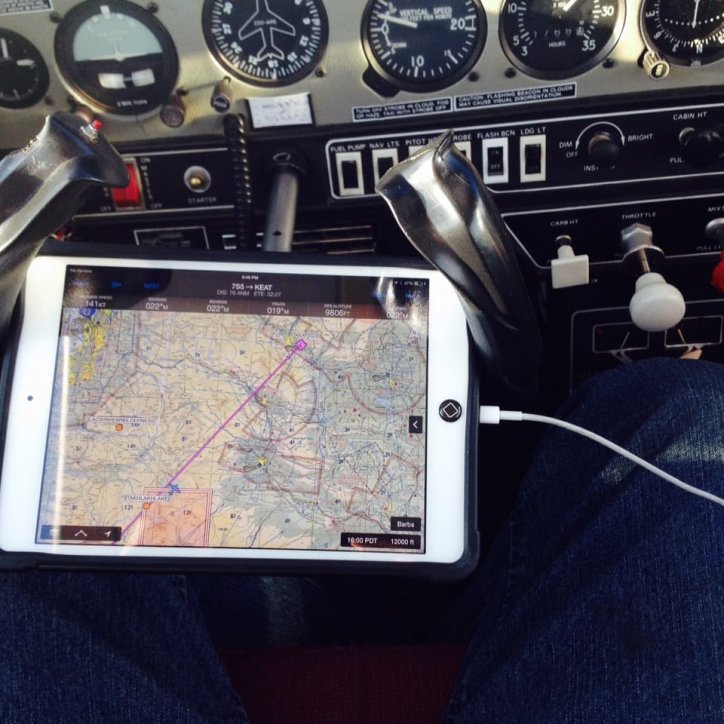 Yoke mount iPad - Grumman